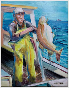 Fisherman 9x12 Watercolor Original, Trout Fishing, Fishing Art